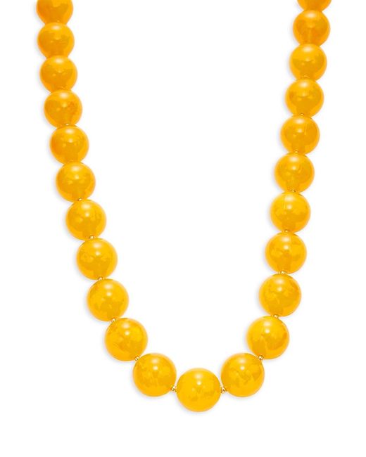Kenneth Jay Lane Resin Beaded Necklace