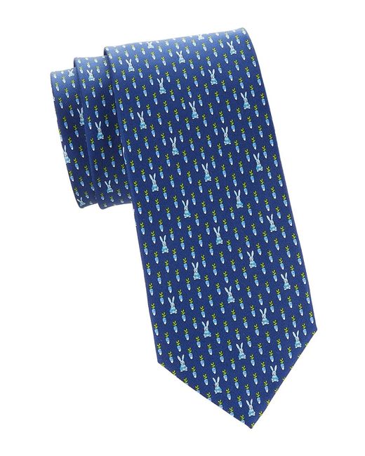 Salvatore Ferragamo Mixed-Pattern Silk Tie