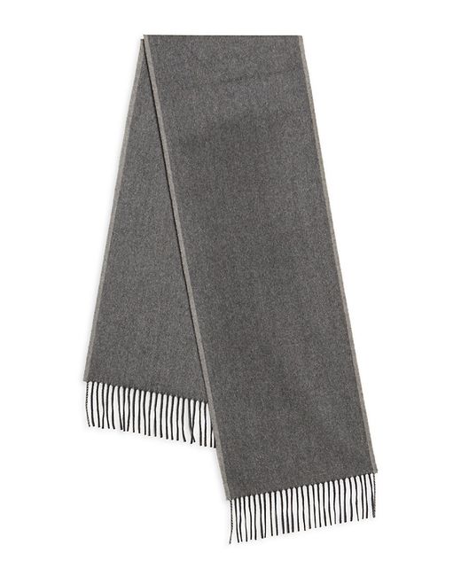 Cashmere Saks Fifth Avenue Boxed Fringed Cashmere Scarf
