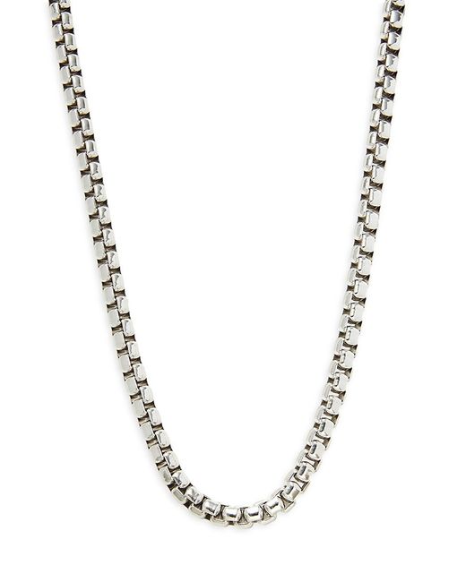 Effy Box Chain Sterling Necklace