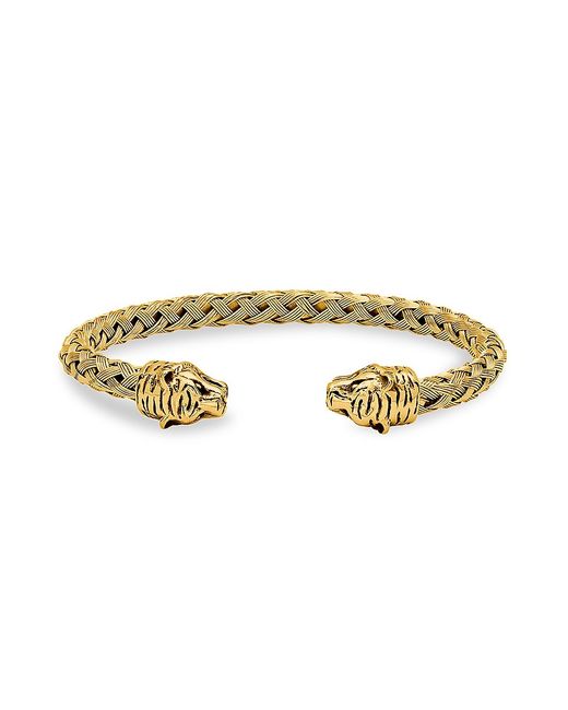 Anthony Jacobs 18K Goldplated Tiger Cuff Bracelet