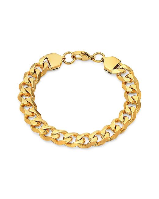 Anthony Jacobs 18K Goldplated Stainless Steel Chain Bracelet