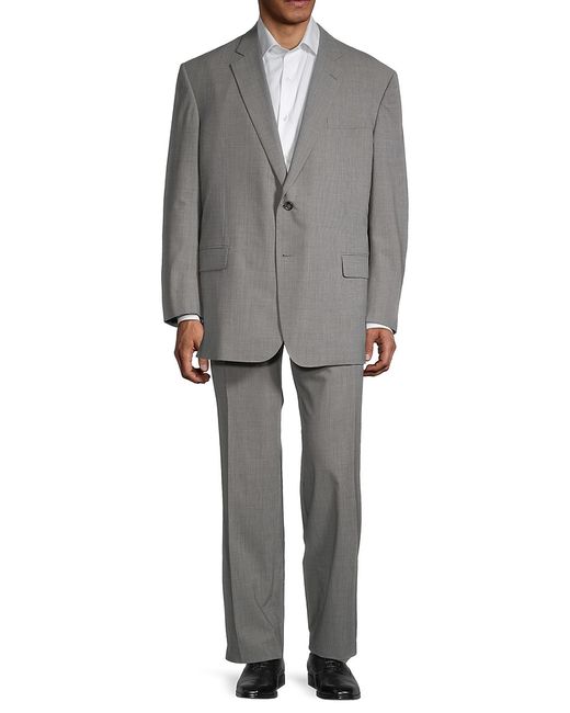 Brooks Brothers Regular-Fit Textured Wool-Blend Suit
