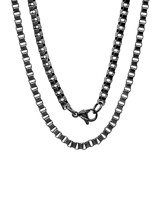 Anthony Jacobs Ion-Plated Stainless Steel Chain Necklace