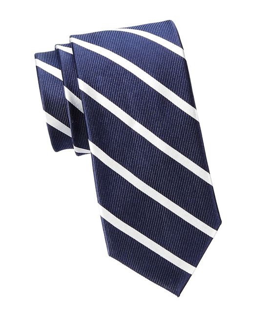 Bruno Piattelli Club Striped Silk Tie