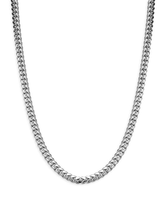 Effy Sterling Miami Cuban Link Chain Necklace