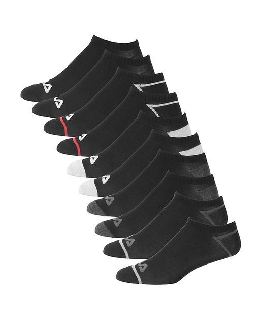 Fila 10-Pack Logo Ankle Socks