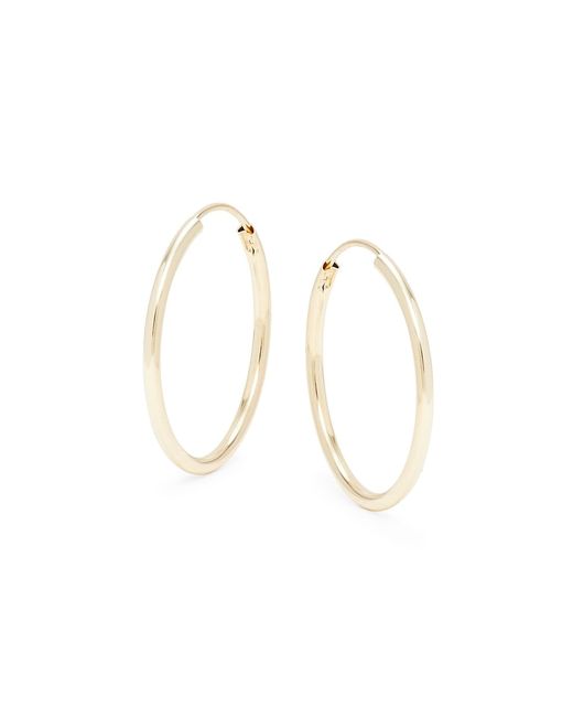 Saks Fifth Avenue 14K Tube Hoop Earrings