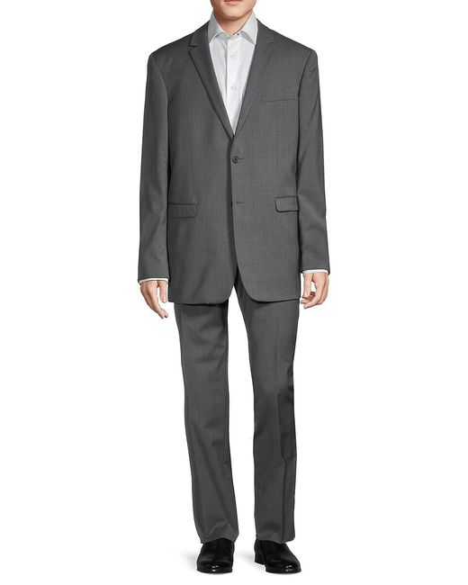 Douglas & Grahame Slim-Fit Wool-Blend Suit