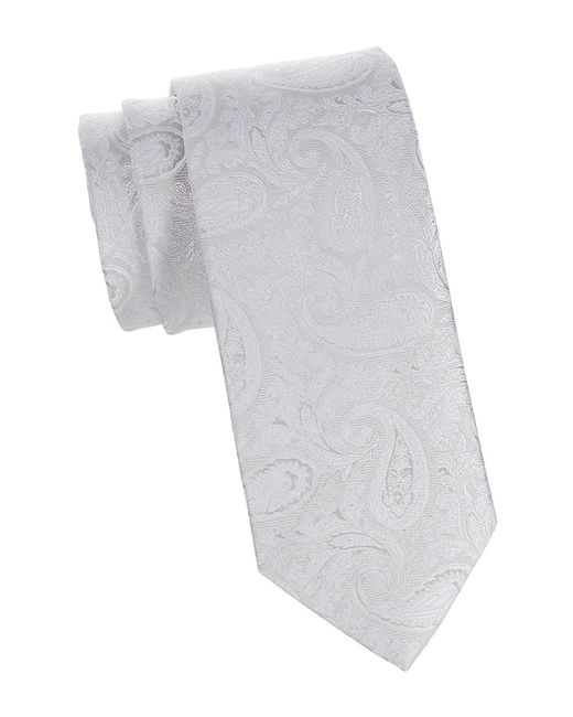 Eton Paisley Silk-Jacquard Tie