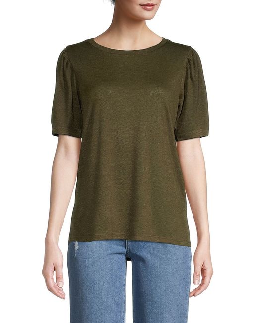 Bobeau Puff-Sleeve T-Shirt