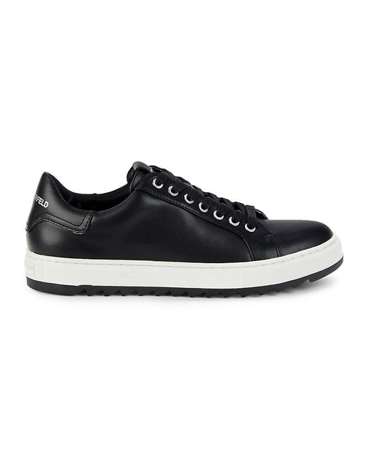 Karl Lagerfeld Sawtooth Leather Sneakers