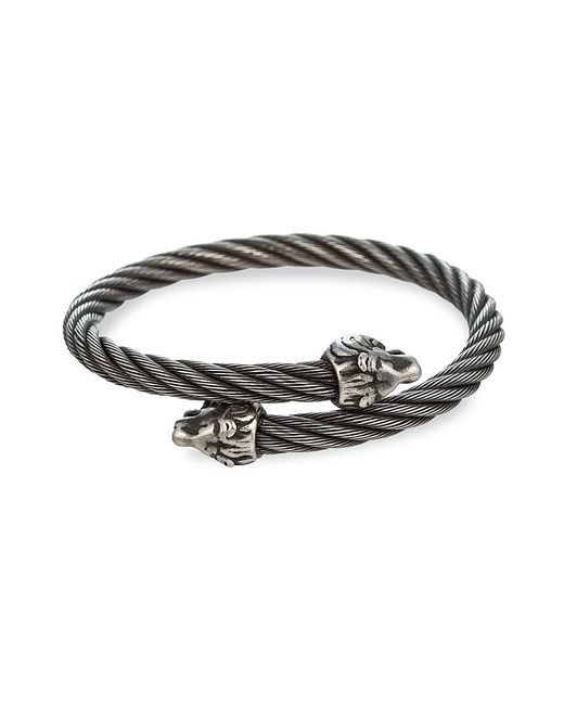Eye Candy LA Luxe Titanium Cable Cuff Bracelet