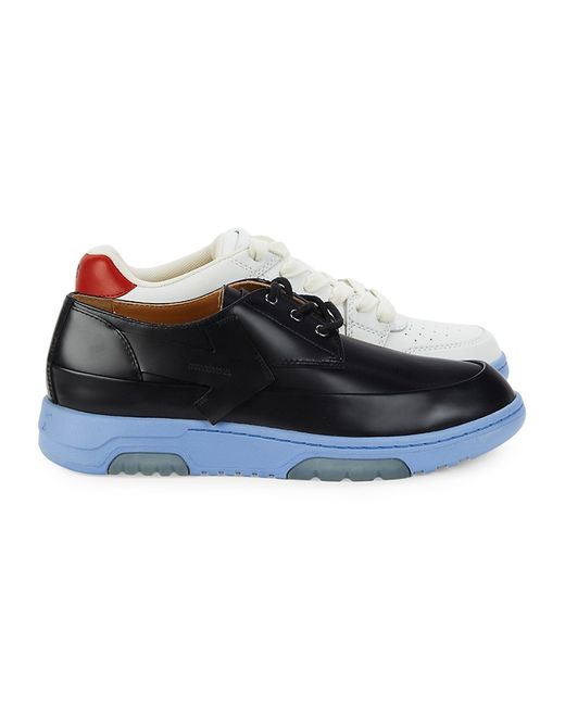 Off-White Mismatched Leather Derby Sneaker 42 9