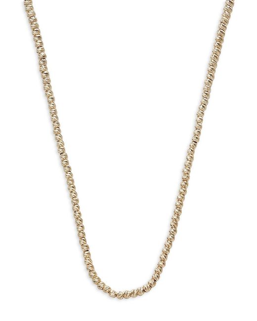 Saks Fifth Avenue 14K Beaded Chain Necklace/16