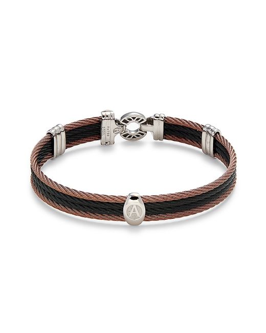 Alor 18K Two-Tone Stainless Steel Cable Bracelet