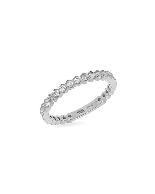 Nephora Diamond Trend Three-Quarter Way 14K Band Ring