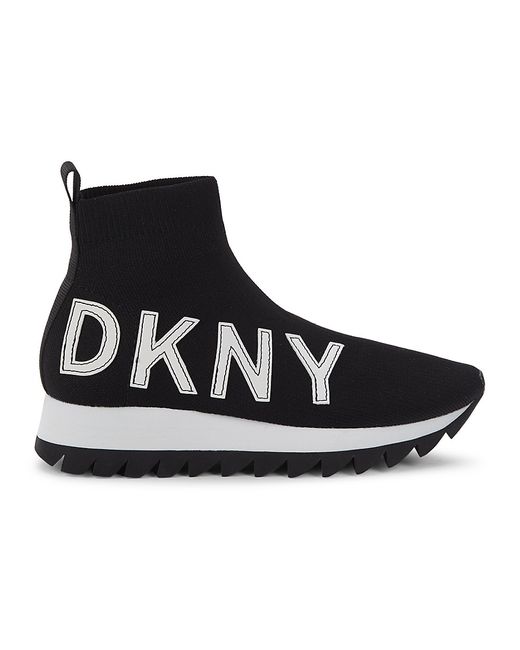 Dkny Aggie Logo High-Top Sock Sneakers