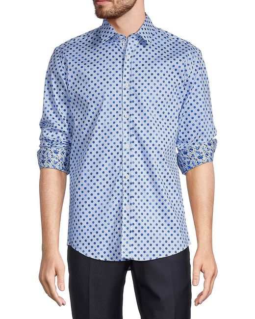 1 Like No Other 1.Like No Other Mixed-Print Shirt