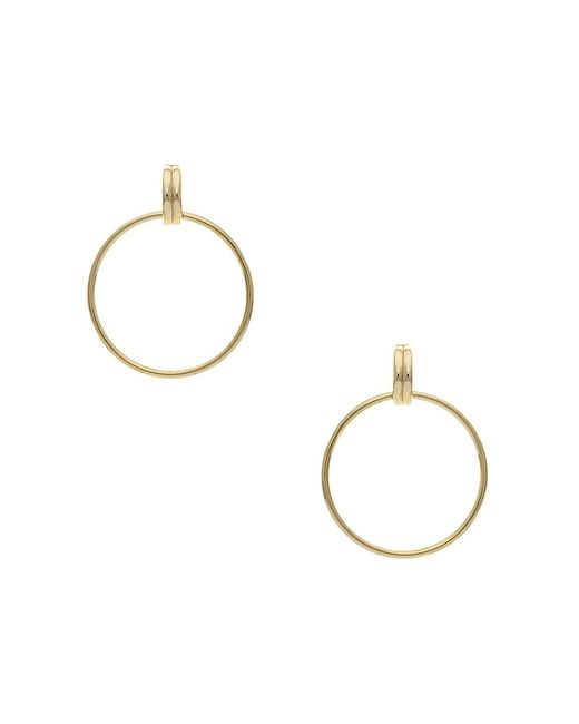 Rivka Friedman 18K Goldplated Interlocking Hoop Earrings