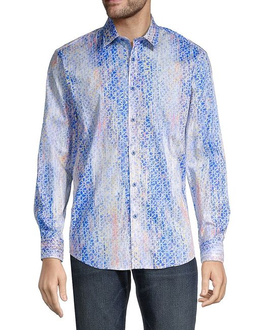 1 Like No Other 1.Like No Other Abstract Button-Down Shirt