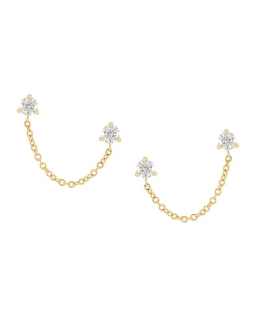 Saks Fifth Avenue 14K 0.20 TCW Diamond Earrings