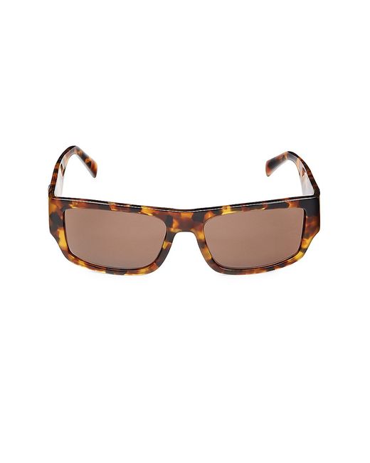 Versace 56MM Rectangle Sunglasses