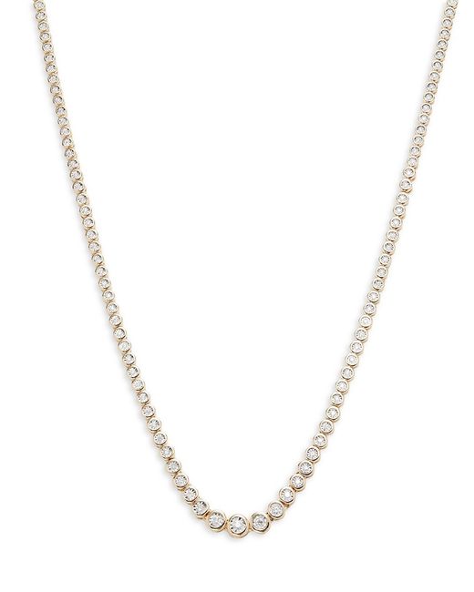 Effy 14K White Diamond Necklace