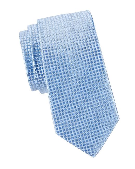 Saks Fifth Avenue Tonal Dot-Pattern Silk Tie