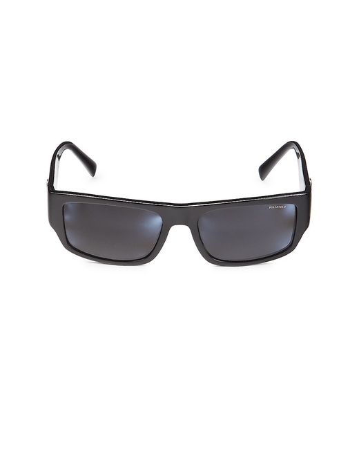 Versace 56MM Medusa Head Rectangle Sunglasses