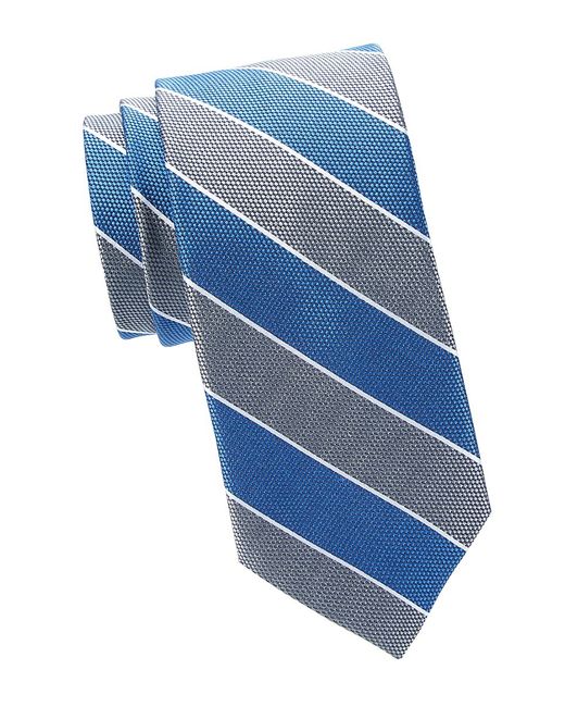 Bruno Piattelli Striped Silk Tie