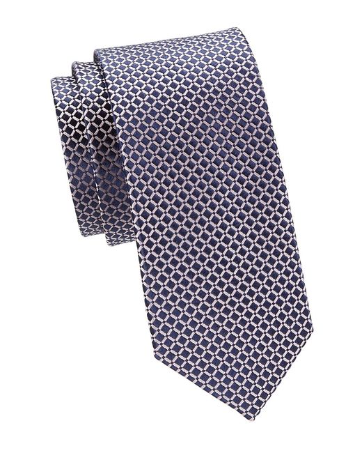 Saks Fifth Avenue Geometric Silk Tie