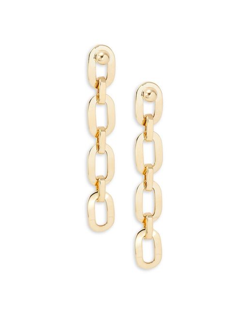 Saks Fifth Avenue Made in Italy 14K Chain Link Drop Earrings