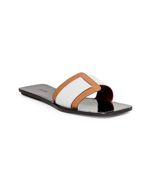 Staud Amelie Leather Slides 37 7 Sandals