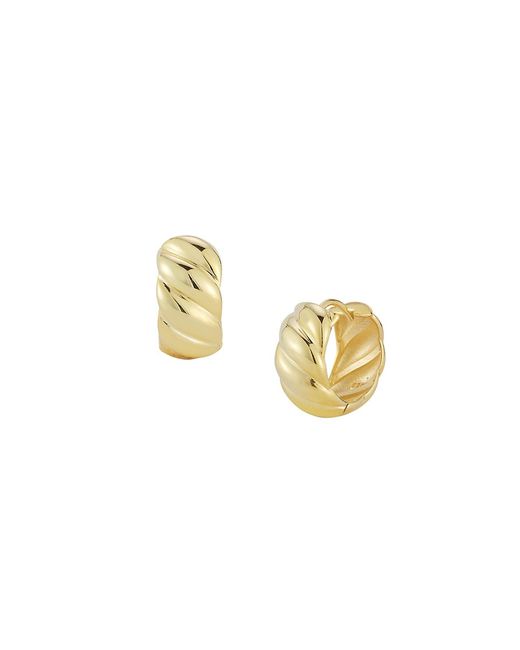 Sphera Milano 14K Goldplated Sterling Huggie Earrings