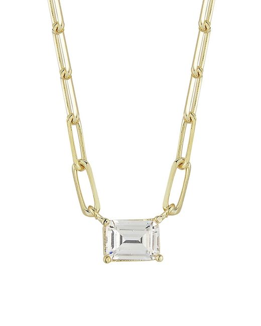 Sphera Milano 14K Goldplated Sterling Cubic Zirconia Necklace