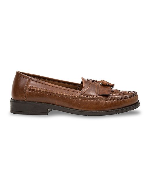 Deer Stags Faux Leather Tassel Loafers