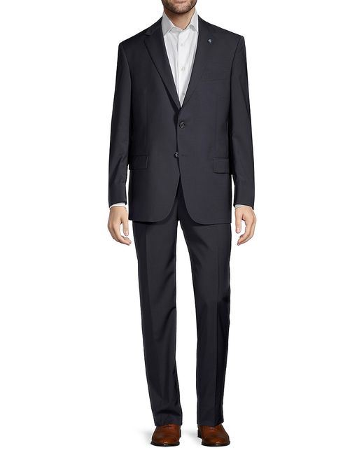 Hart Schaffner Marx New York-Fit Worsted Wool Suit