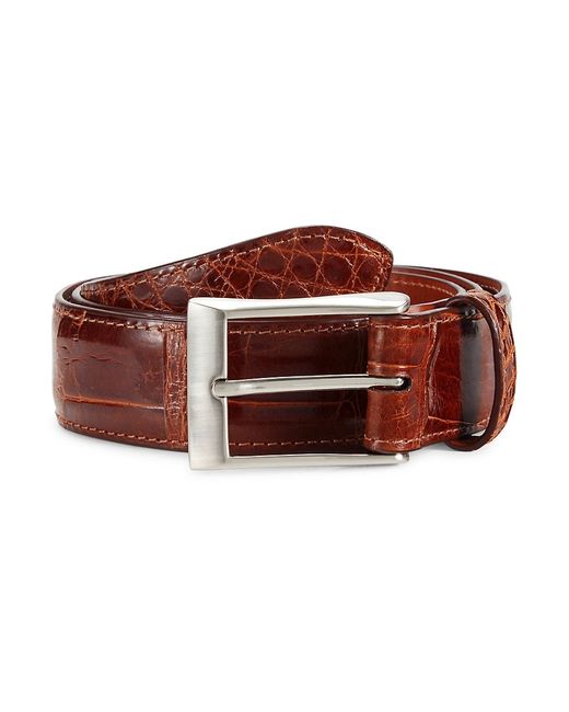 Saks Fifth Avenue Alligator-Embossed Leather Belt