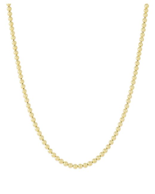 Saks Fifth Avenue Made in Italy 14K Yellow Goldplated Sterling Beaded Chain Necklace