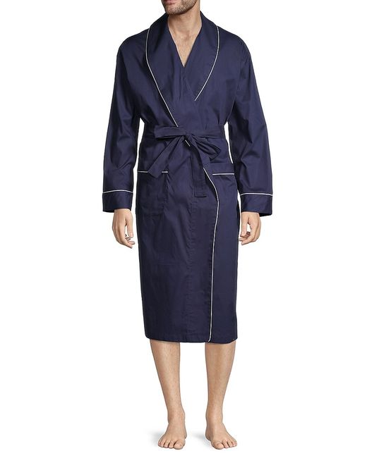 Saks Fifth Avenue Piped Shawl Robe