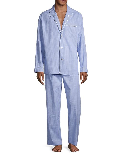 Saks Fifth Avenue 2-Piece Poplin Pajama Set