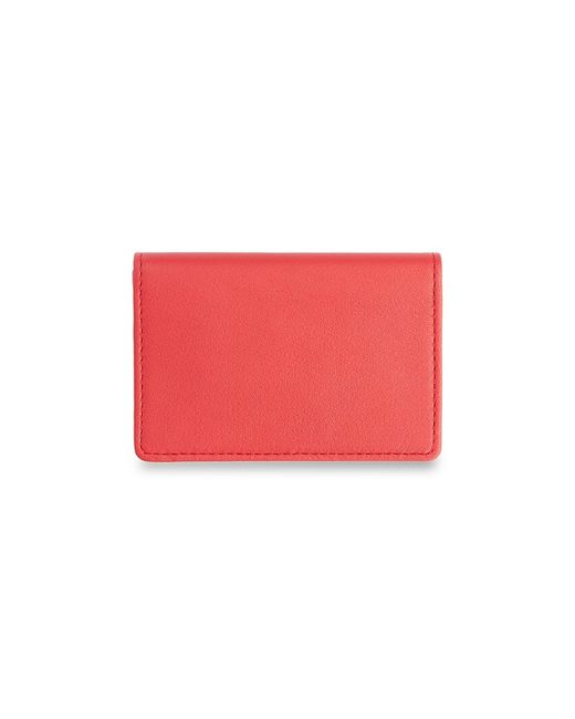 Royce Leather Leather Bi Fold Business Card Holder