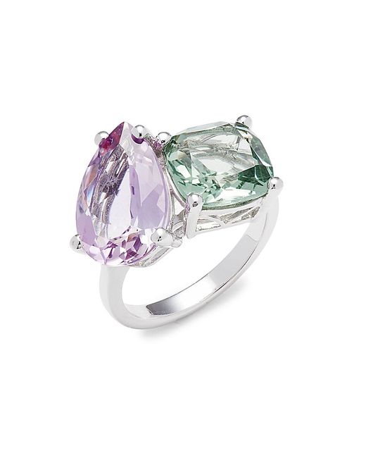 Effy ENY Sterling Purple Green Amethyst Ring