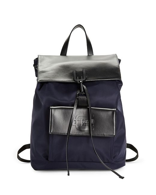 Class Roberto Cavalli Leather Flap Backpack
