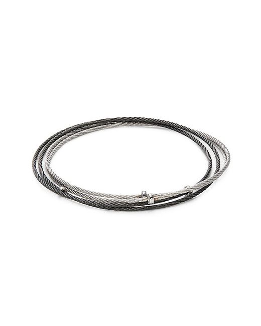 Alor 18K Cable Cuff Bracelet