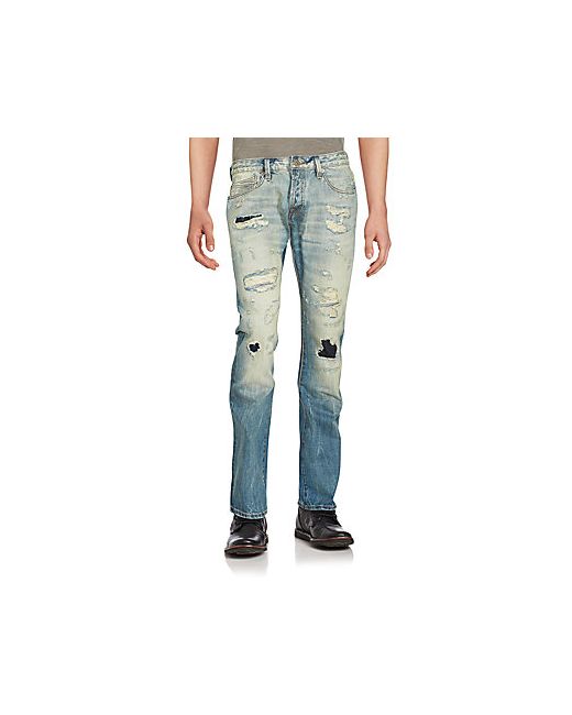 Cult Of Individuality Distressed Six-Pocket Jeans
