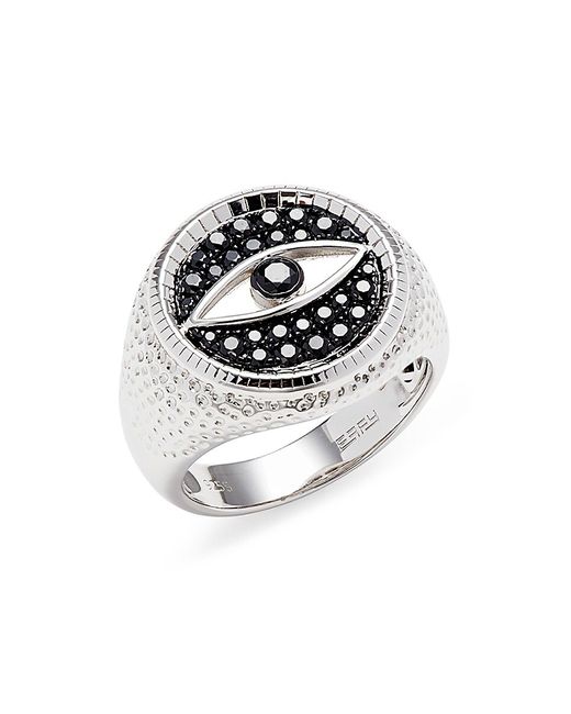 Effy Sterling Silver Spinel Eye Signet Ring