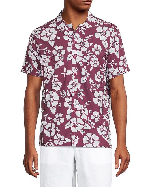 Onia Floral Short-Sleeve Shirt