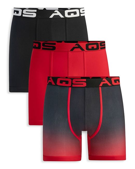 Aqs 3-Pack Assorted Boxer Briefs